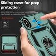 thumbnail image 3 of JTCASES for iPhone X/XS Case, Heavy Duty Protection Magnetic Car Mount Rotating Stand [Slide Camera Window] Rugged Shockproof Anti-fall Shell for iPhone X/XS, Darkgreen, 3 of 7