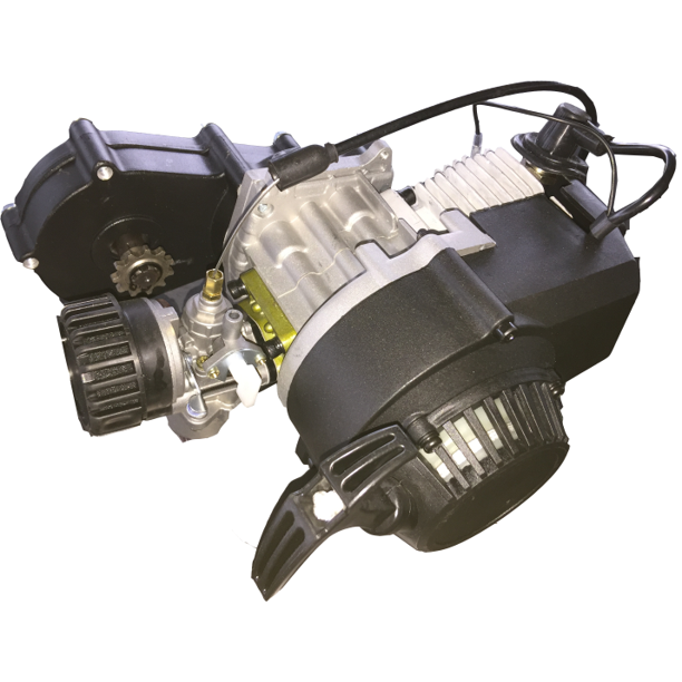 Démarreur Alliage Moto 47-50cc 2 Temps - Compatible Syx Moto, SSR, Coolster, Apex, Mini Dirt Bike