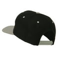 thumbnail image 3 of Love Embroidered Snapback Cap - Black Silver OSFM, 3 of 5