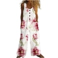 thumbnail image 1 of Robe d'Été Décontractée pour Femmes Col en V Manches Courtes, 1 of 5