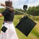 thumbnail image 4 of Toallas de limpieza de pelotas de golf de PU, limpiador de cabezas de palo, llavero con hebilla, moda para atletas Negro, 4 of 9