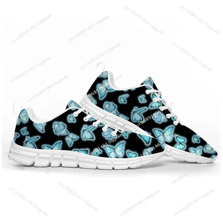 

Butterfly Prints Sports Shoes Mens Womens Teenager Kids Children Customized Sneakers Tailor Made Shoe High Quality Couple White