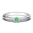 thumbnail image 1 of Classic Bezel Set Birthstone Ring - Emerald (May), 1 of 4