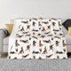 thumbnail image 1 of Fotbe German Shepherd Dog Manta de Franela con Estampado, Manta Ultrasuave para Cama, Sofá, Auto, Hipoalergénica y Antibolitas-60"x50", 1 of 6