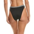 thumbnail image 2 of lemlem womens  Lena High-Leg Bikini Bottom, xs, Black, 2 of 3