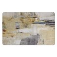 thumbnail image 1 of Step into Comfort with our Modern Abstract Gray Runner Rug: Non-Slip, Low Pile, 20x32 inch Soft Rug, Machine Washable - Perfect Addition for Bathroom, Kitchen, Bedroom, 1 of 5