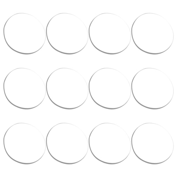 12 piezas de mesa de vidrio almohadilla anti -Spador Copa de succión Amambre de cubierta de vidrio
