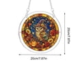thumbnail image 3 of Halloween Sun Catcher for Window Hanging, 8 Styles Stained Glass Acrylic Puzzle Suncatcher for Windows Wall Car, Spooky House Warming Gift for Family Friends by MPOISVA, 3 of 7