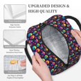thumbnail image 3 of Rocae mushroom color Skull for Leakproof Lunch Box for Adults, Wide Opening Lunch Tote Bag, Reusable Lunch Cooler Bag, 3 of 6