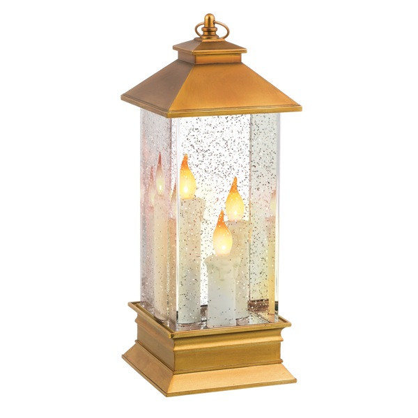 Grasslands Road Gold Light Up Glitter Lantern