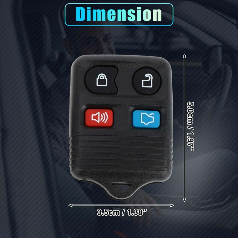 Car Keyless Entry Remote Key Fob Replacement For 1998-2014 Ford Mustang Focus Expedition Explorer Cwtwb1u345 Gq43vt11t 315mhz Set Of 2