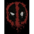 thumbnail image 2 of Men's Marvel Deadpool Splatter Icon Pull Over Hoodie Black Large, 2 of 4