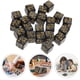 thumbnail image 5 of 24pcs Dice Counting Tokens Acrylic Dice Squares Positive Negative Dice Card Game Accessories Children Learning Toy Black, 5 of 5