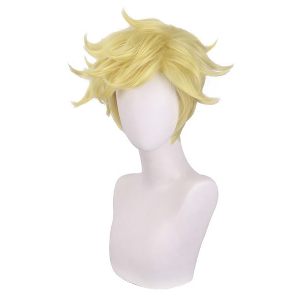 Peluca para cosplay, disfraz de anime de pequeños príncipes, 35 cm, pelo sintético