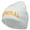 White, variant on General Embroidered Short Beanie - White OSFM