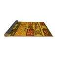 thumbnail image 2 of Ahgly Company Indoor Rectangle Solid Yellow Modern Area Rugs, 2' x 4', 2 of 4