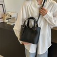 thumbnail image 2 of JUYGO Solid Color Texture Large Capacity Handbag Spring New Versatile Instagram One Shoulder Crossbody Bag Casual Tote Bag, 2 of 9