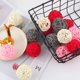thumbnail image 5 of Bola de ratán, 24 piezas de bolas de mimbre de 2 pulgadas, bolas decorativas, rellenos de jarrón, rojo, rosa, gris, blanco, rojo, rosa, gris y blanco Sincero Electrónica, 5 of 5