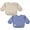 Periwinkle Putty, variant on Tiny Twinkle Mess-Proof Long Sleeve Waterproof Feeding Bibs | 2-Pack Sets | Babies & Toddlers