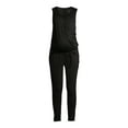 Time and Tru Women's Maternity Jumpsuit