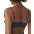 thumbnail image 2 of Women's Vince Camuto V02726 Gold Shimmer Blocked Square Neck Swim Top (Black S), 2 of 4