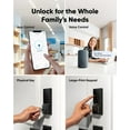thumbnail image 3 of eufy Serrure Intelligente C34 Entrée Sans Clé Serrure de Porte avec Apple Home Ecosystem Wi-Fi Intégré Pêne Dormant Supporte Apple Home Alexa Google Home SmartThings Serrure Automatique 8 Piles AA Incluses, 3 of 5
