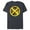 Navy Heather, variant on Studios X-Men ’97 Animated Series Team X-Logo Symbol - Short Sleeve Blended T-Shirt for Adults - Customized-Dark Heather