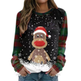 thumbnail image 3 of Suéteres navideños feos, suéteres de gran tamaño, sudaderas con estampado divertido en 3D para fiestas navideñas, sudaderas para fiestas, cumpleaños y Navidad, 2024, 3 of 5