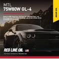 thumbnail image 2 of Aceite para engranajes de coche Red Line 50204 SAE 75W80 API GL-4 946 ml (2 unidades), 2 of 6