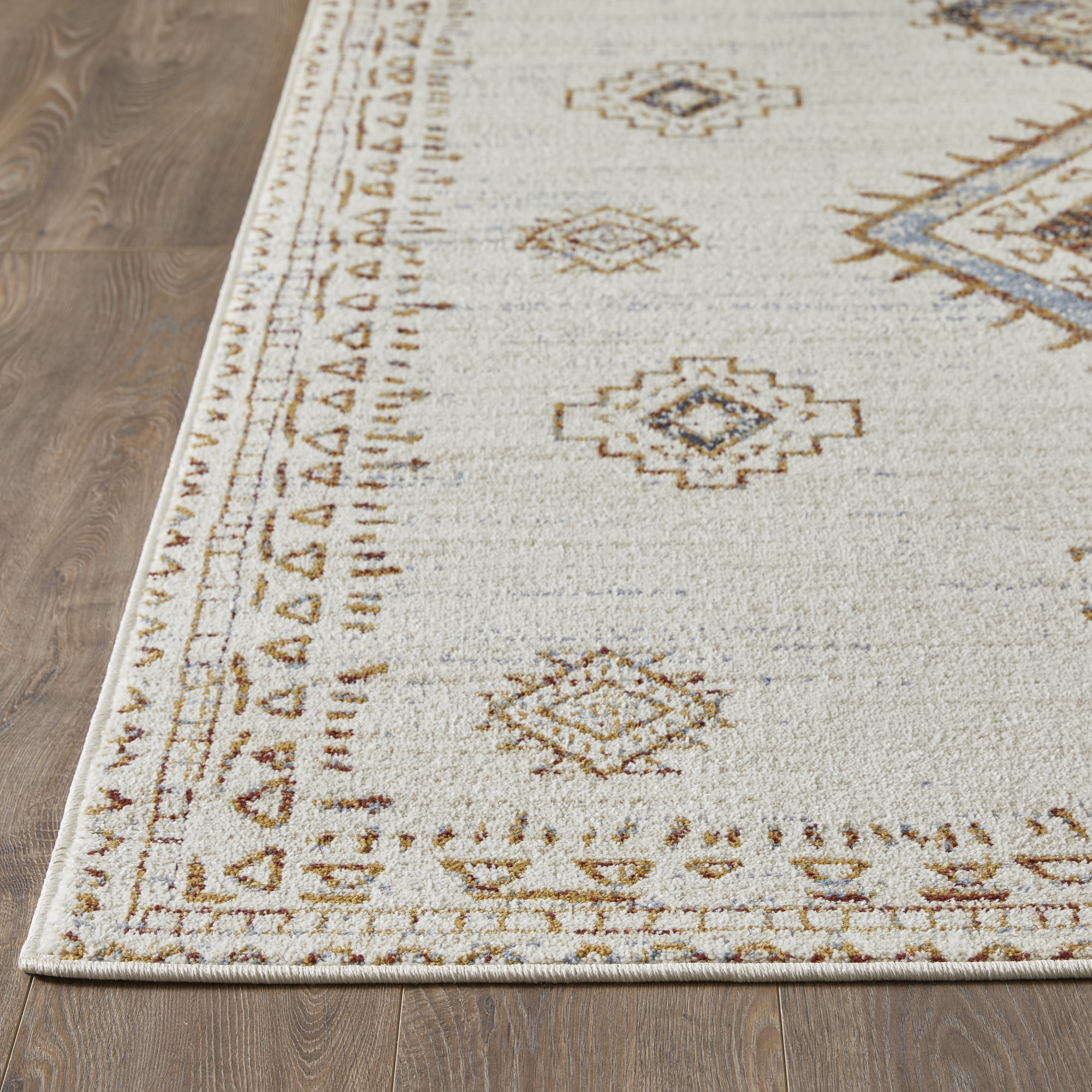 Loomaknoti Alsbrooke Temarnie 3' x 5' Ivory Tribal Indoor Accent Rug