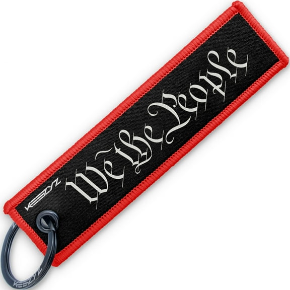 KEEZYZ We the People Keychains Key Tags For Cars, Trucks, Motorcycles, ATV, UTV
