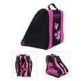 thumbnail image 3 of Bolsa para patines de 3 capas con correa de hombro ajustable para niños y adultos. rosa, 3 of 8