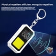 thumbnail image 5 of LED Personal Ultrasonic Mosquito Repeller, Mosquito repellent ultrasonic outdoor key buckle type, Sonic Sound Waves to Deter Mosquitoes & Insects for Camping, Hiking, Outdoor - Pink, 5 of 10