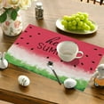 thumbnail image 4 of Cheerful Sunflower Watermelon Linen BBQ Mat Fire Mat Heat Durable Table Protector for Outdoor Dining Picnic Party, 4 of 7