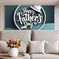 thumbnail image 7 of Decorative Design Happy Father's Day Banner Festive Colors Heart Elements Celebratory Hat Family Decoration Sign for Father's Day Party Family Event Indoor Celebration, 7 of 7
