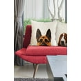 thumbnail image 6 of WIRESTER 18x18 inch Square Decorative Throw Sofa Pillow Cases, Black Tan German Shepherd Dog, 6 of 7
