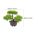 thumbnail image 2 of NUOLUX 1Set Artificial Potted Plant Greenery Ornaments for Indoor Decor Home Decoration Plastic 26*8.7in, 2 of 8