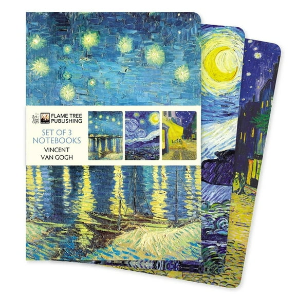 Standard Notebook Collection Vincent Van Gogh Set of 3 Standard Notebooks, (Hardcover)