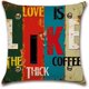 thumbnail image 4 of Juego de 4 fundas de almohada de lino y poliéster, fundas de almohada para coche, juego de decoración de sofá cama, 45x45cm (hogar/amor) ER, 4 of 5