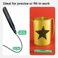 thumbnail image 3 of ARTISTRO 2 Black Acrylic Paint Markers - 0.7mm Extra Fine-Tip Paint Pens - Perfect for Crafting, Art Projects, & More, 3 of 5
