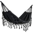 thumbnail image 1 of Hamac Double - Marque - Modèle - 200cm x 150cm - Coton Tissé - Utilisation Intérieure/extérieure, 1 of 4