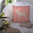thumbnail image 3 of Caroline's Treasures BB3677PW1414 Anatolian Shepherd Checkerboard Pink Fabric Decorative Pillow, 14Hx14W, multicolor, 3 of 4