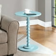 thumbnail image 4 of Classic Accents Venetian Islands Spindle Table in Blue Wood Finish, 4 of 6
