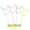 4PCS Bunny Straws, variant on Crazy Silly Spirally Fun Colorful Drinking Straws Party Deco Plastic Reusable Hard Straws for Easter Celebration Spring Camping