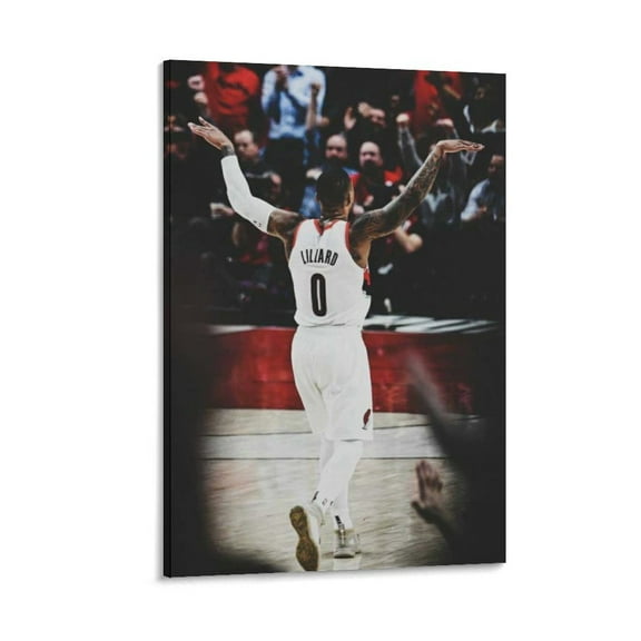 Damian LILLARD Basketball Player Poster (5) Wall Art Poster Scroll Canvas Painting Picture Living Room Decor Home 12x18inch(30x45cm)