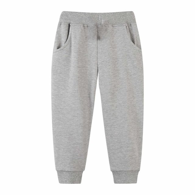 GDREDA Boy's Pants Kids' Solid Color Tracksuit Pants With Bunched Feet Mid Sized Hoodie Pants