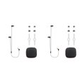 thumbnail image 3 of sweethay Auriculares intrauditivos Reducción de ruido Reemplazo de auriculares de 360 ​​grados para Quest 2, Negro negro 2piezas, 3 of 6