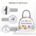 thumbnail image 4 of Disketp Watercolor Gnome Garden Bolsa Térmica para Almuerzo, Lonchera con Abertura Amplia y Gran Capacidad, Organizador Reutilizable para Mujeres, Hombres y Adultos, 4 of 6