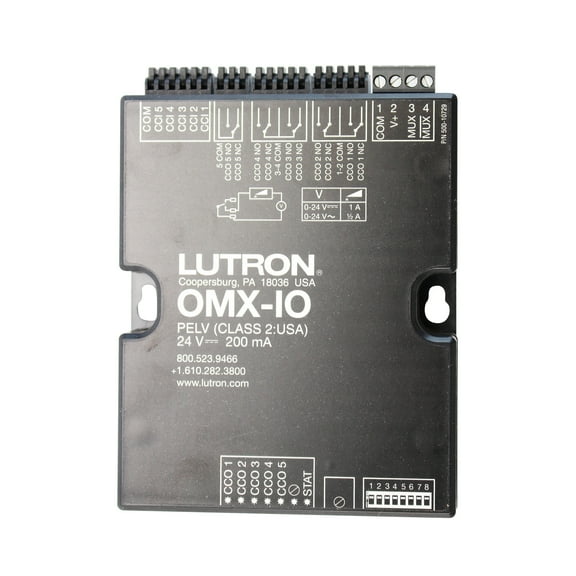 Lutron OMX-IO Control Interface Grafik Eye System 5 Output/Input 24V Class 2