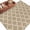 Brown, variant on Black Morocco Large Area Rugs for Bedroom Living Room, Soft Non Slip Carpet Bedside Rug, Boho Vintage Quatrefoil Geometric Plaid Round Floor Cover Kitchen Accent Rug 5' for Dining Room/Office